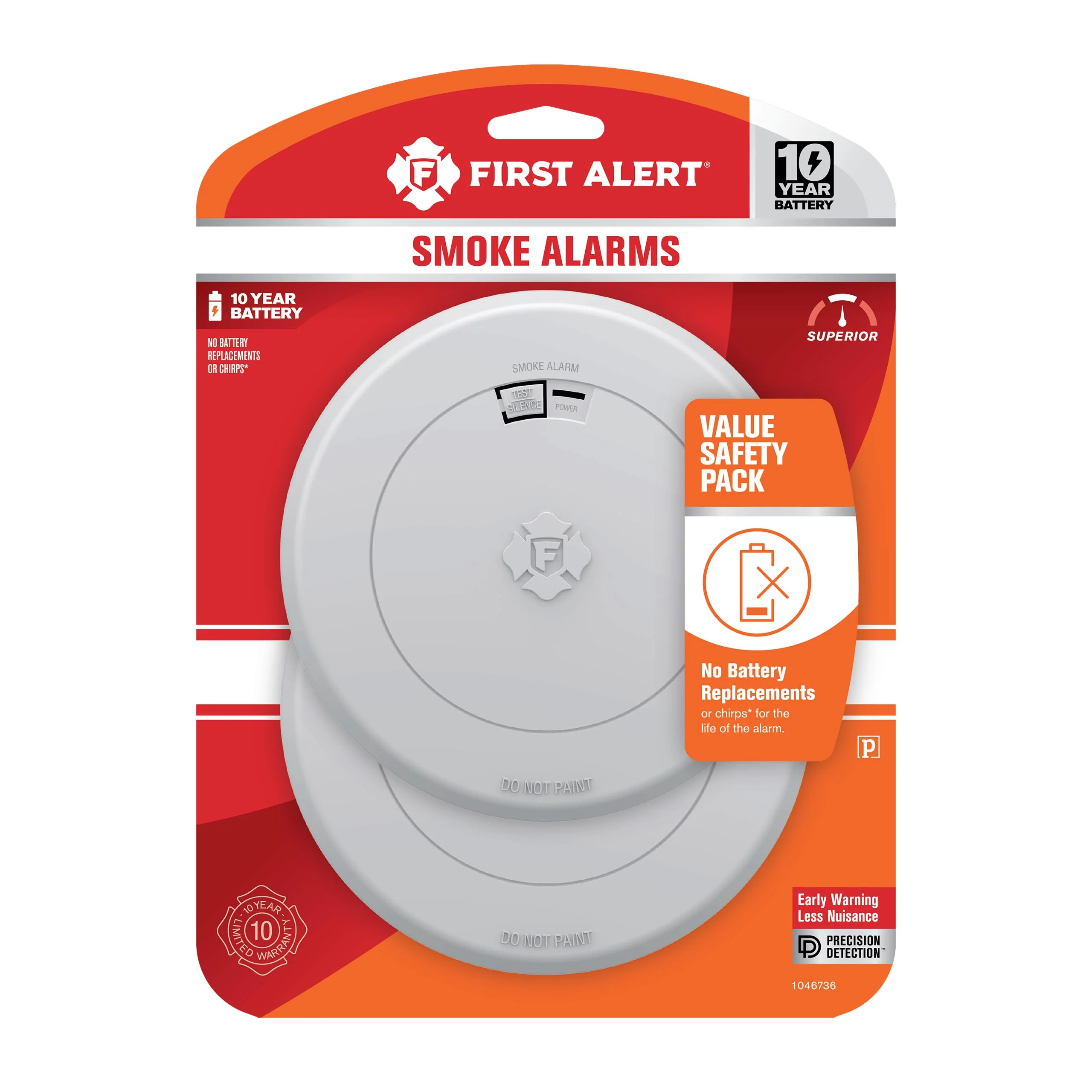 10-Year Battery Smoke Alarm with Slim Profile Design - Image 13