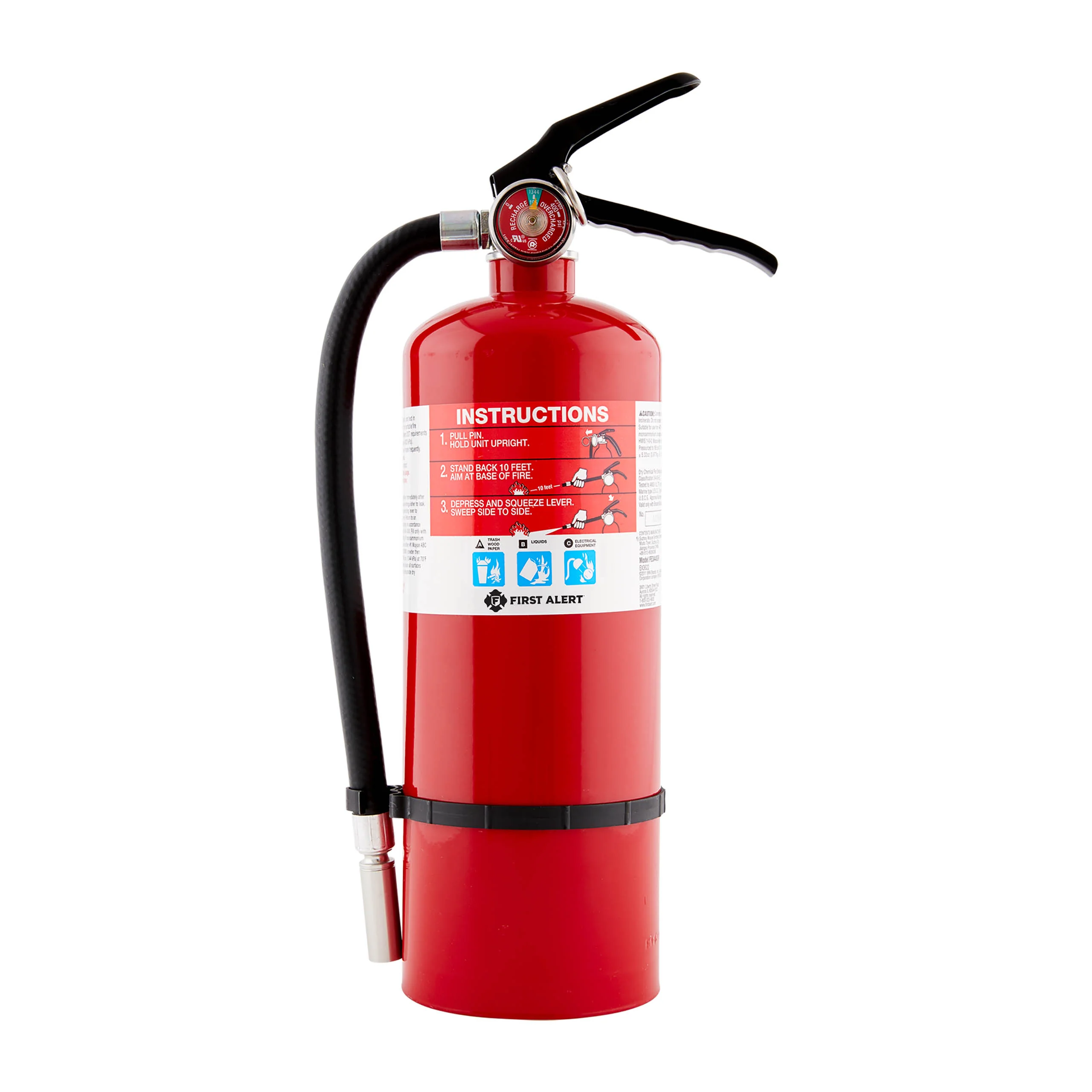 Heavy Duty Plus Rechargeable Fire Extinguisher UL Rated 3-A:40-B:C - Image 5
