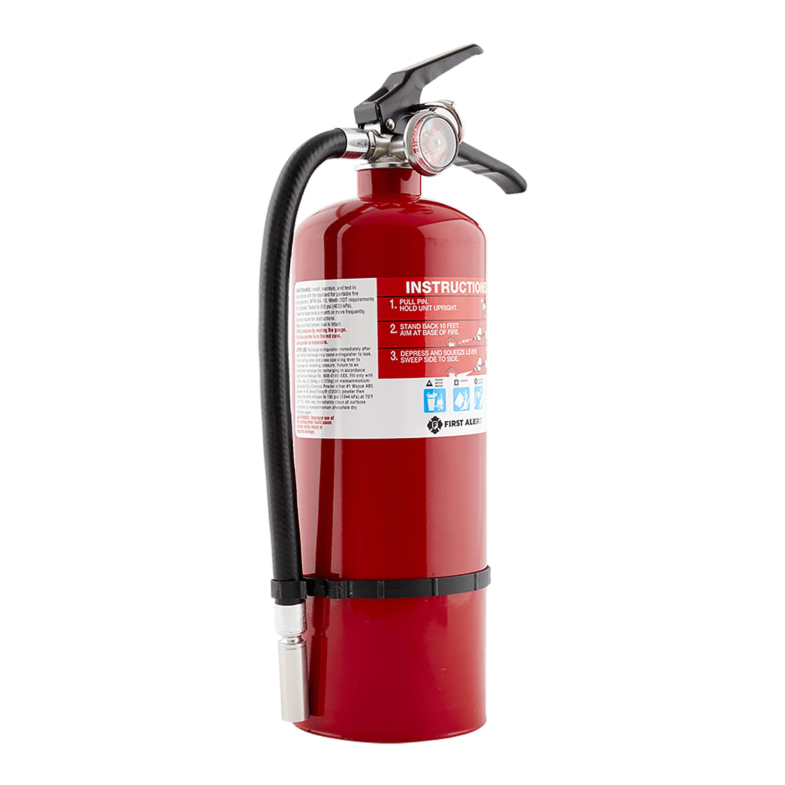 Heavy Duty Plus Rechargeable Fire Extinguisher UL Rated 3-A:40-B:C - Image 6