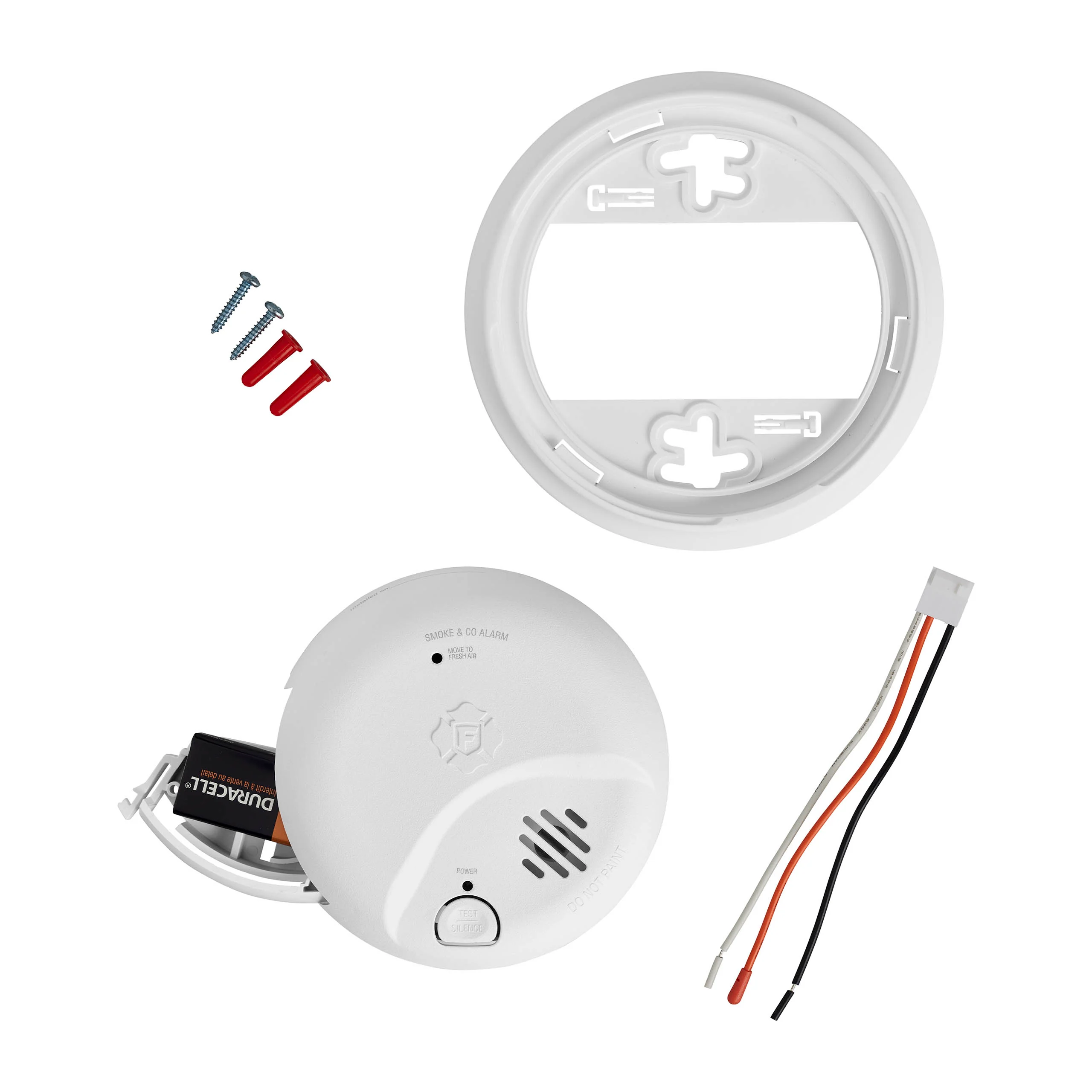 Interconnect Hardwire 2-in 1 Smoke and Carbon Monoxide Alarm with Battery Backup - Image 14