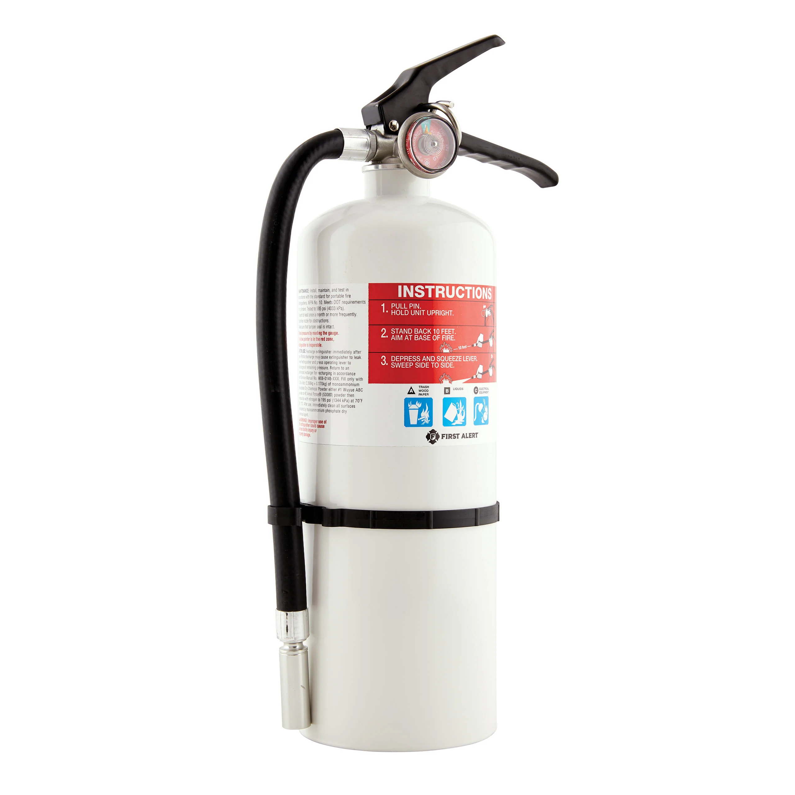 Rechargeable Compliance Fire Extinguisher UL Rated 2-A:10-B:C - Image 2