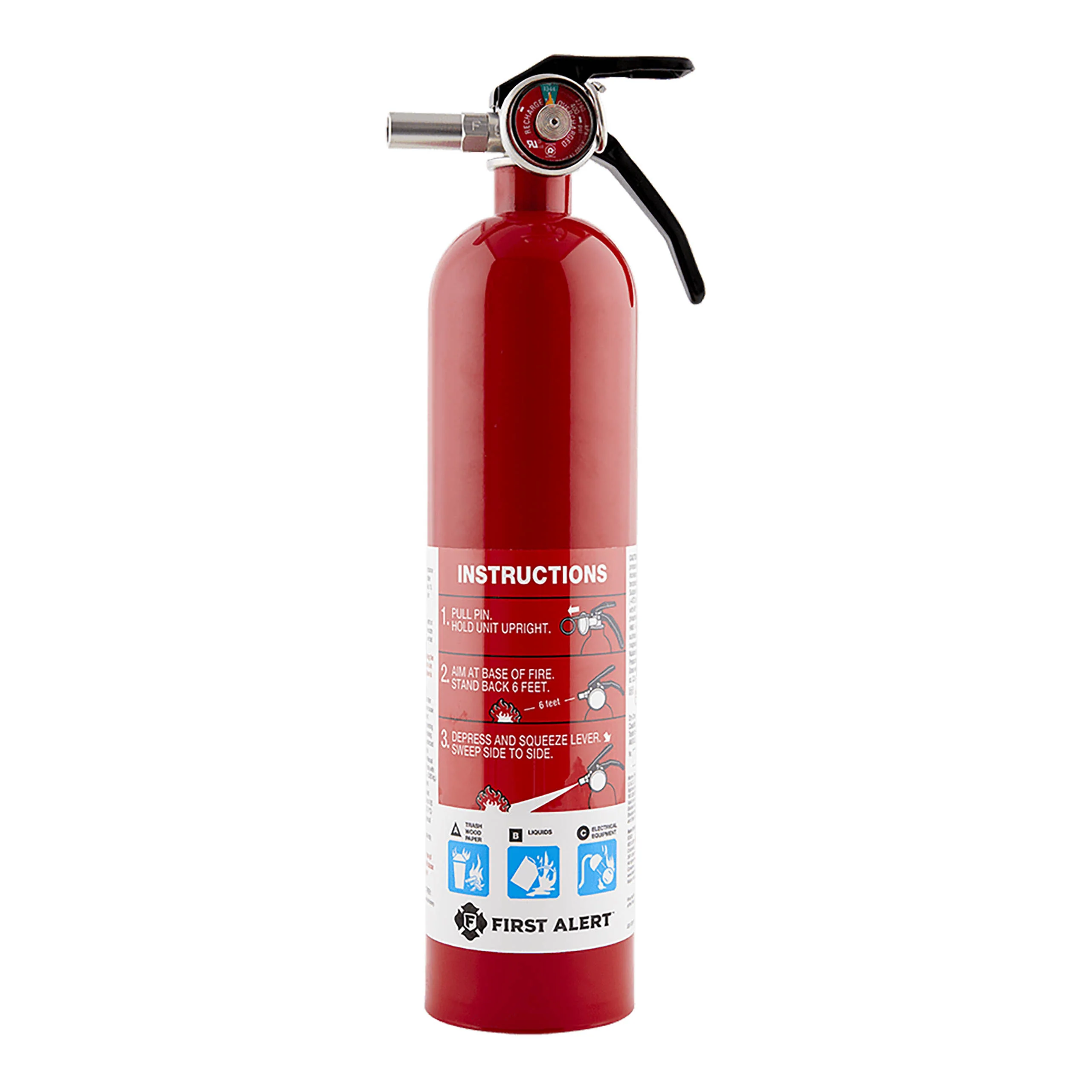 Rechargeable Home Fire Extinguisher UL Rated 1-A:10-B:C - Image 4